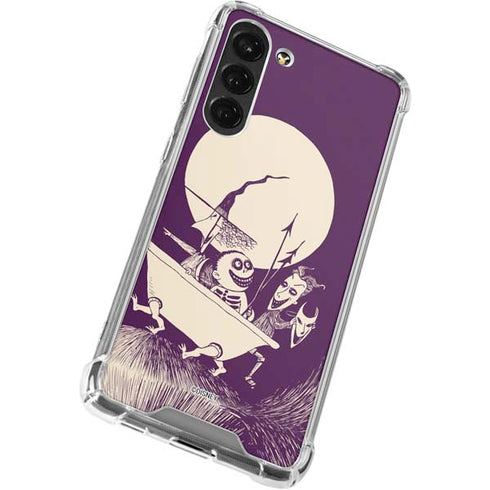 Disney The Nightmare Before Christmas Lock Shock and Barrel Art Galaxy S23 Plus Clear Case
