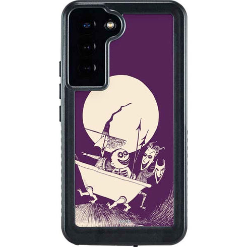 Disney The Nightmare Before Christmas Lock Shock and Barrel Art Galaxy S23 Plus Waterproof Case