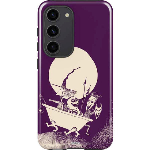 Disney The Nightmare Before Christmas Lock Shock and Barrel Art Galaxy S23 Pro Case