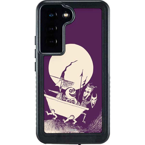 Disney The Nightmare Before Christmas Lock Shock and Barrel Art Galaxy S23 Waterproof Case
