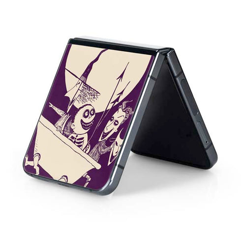 Disney The Nightmare Before Christmas Lock Shock and Barrel Art Galaxy Z Flip5 5G Skin