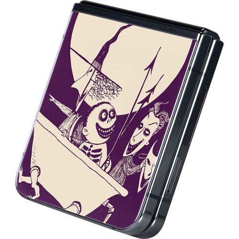 Disney The Nightmare Before Christmas Lock Shock and Barrel Art Galaxy Z Flip5 5G Skin