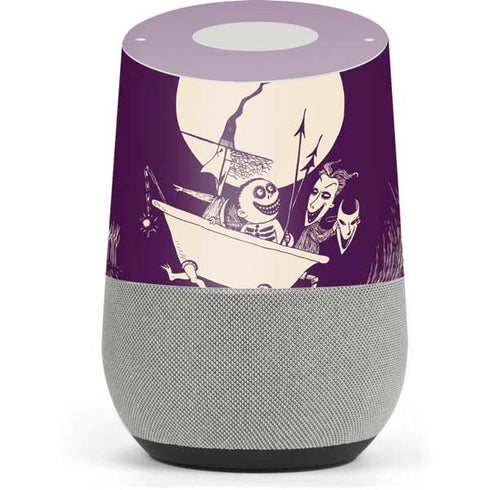 Disney The Nightmare Before Christmas Lock Shock and Barrel Art Google Home Skin