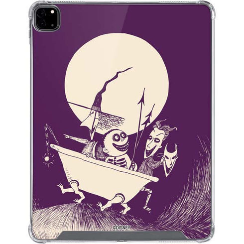 Disney The Nightmare Before Christmas Lock Shock and Barrel Art iPad Pro 12.9in (2020) Clear Case