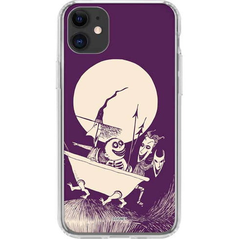 Disney The Nightmare Before Christmas Lock Shock and Barrel Art iPhone 11 Clear Case