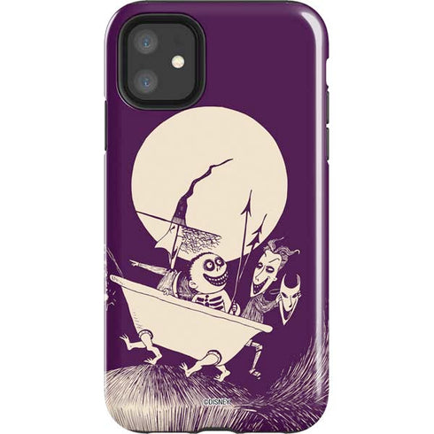 Disney The Nightmare Before Christmas Lock Shock and Barrel Art iPhone 11 Impact Case