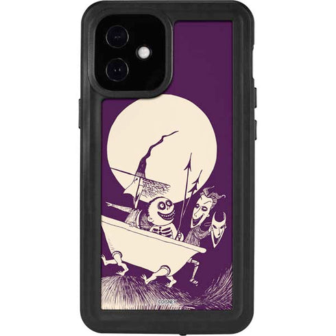 Disney The Nightmare Before Christmas Lock Shock and Barrel Art iPhone 12 Mini Waterproof Case