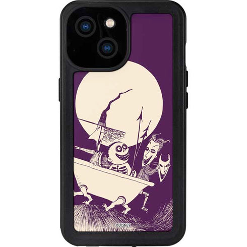 Disney The Nightmare Before Christmas Lock Shock and Barrel Art iPhone 13 Mini Waterproof Case
