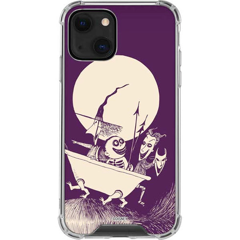 Disney The Nightmare Before Christmas Lock Shock and Barrel Art iPhone 14 Plus Clear Case