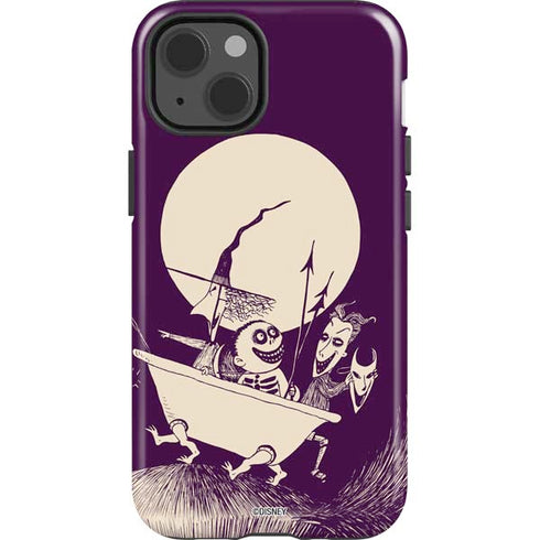Disney The Nightmare Before Christmas Lock Shock and Barrel Art iPhone 15 Impact Case