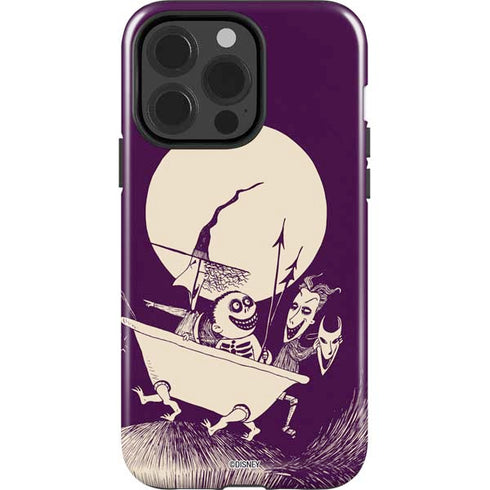 Disney The Nightmare Before Christmas Lock Shock and Barrel Art iPhone 15 Pro Impact Case