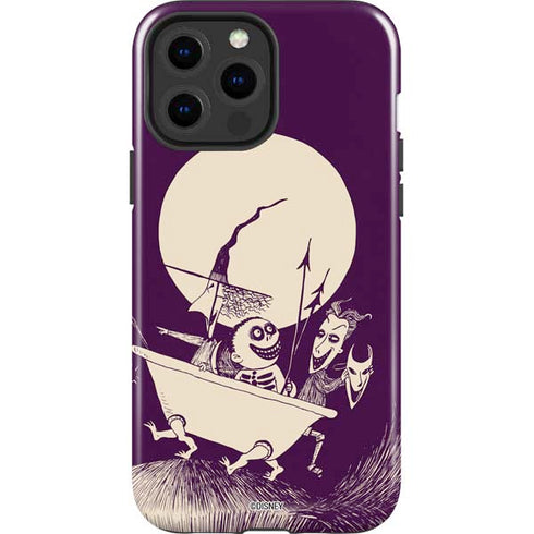 Disney The Nightmare Before Christmas Lock Shock and Barrel Art iPhone 15 Pro Max Impact Case