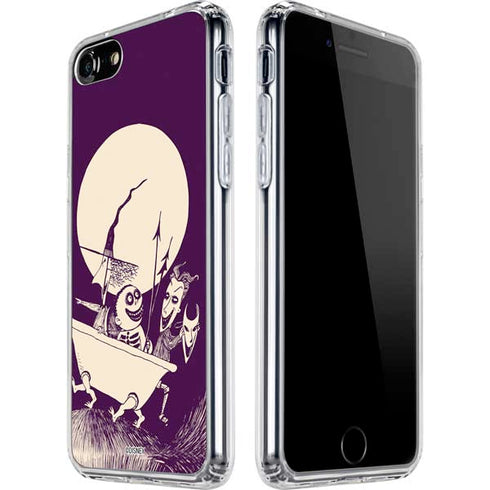 Disney The Nightmare Before Christmas Lock Shock and Barrel Art iPhone SE (2nd & 3rd Gen) Clear Case
