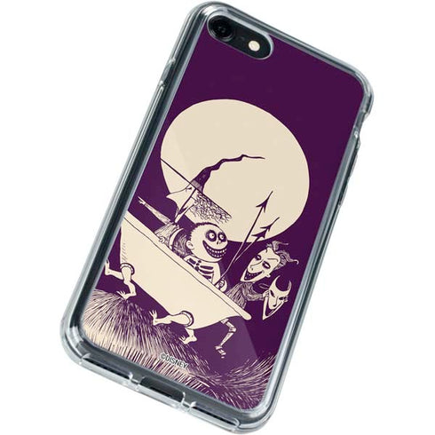 Disney The Nightmare Before Christmas Lock Shock and Barrel Art iPhone SE (2nd & 3rd Gen) Clear Case