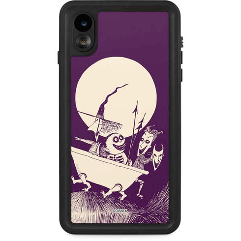 Disney The Nightmare Before Christmas Lock Shock and Barrel Art iPhone XR Waterproof Case