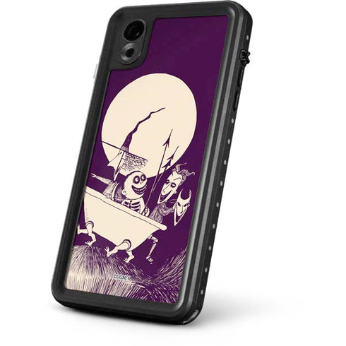 Disney The Nightmare Before Christmas Lock Shock and Barrel Art iPhone XR Waterproof Case