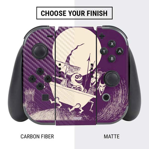 Disney The Nightmare Before Christmas Lock Shock and Barrel Art Nintendo Switch Bundle Skin