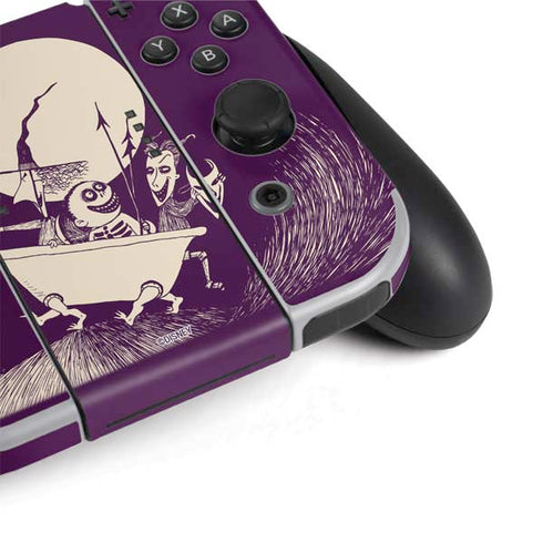 Disney The Nightmare Before Christmas Lock Shock and Barrel Art Nintendo Switch OLED (2021) Skin