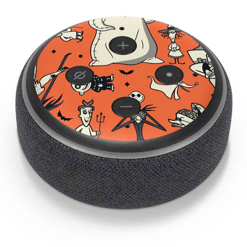 Disney The Nightmare Before Christmas Character Pattern print Amazon Echo Dot Skin