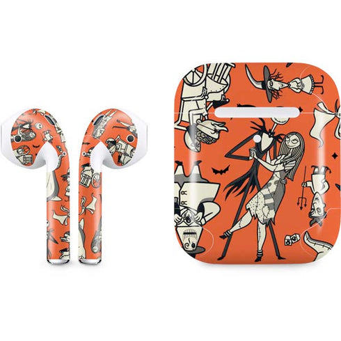 Disney The Nightmare Before Christmas Character Pattern print Apple AirPods 2 Skin