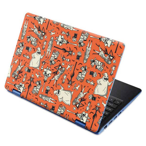 Disney The Nightmare Before Christmas Character Pattern print Aspire R11 11.6in Skin