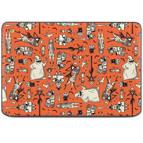 Disney The Nightmare Before Christmas Character Pattern print HP Chromebook Skin