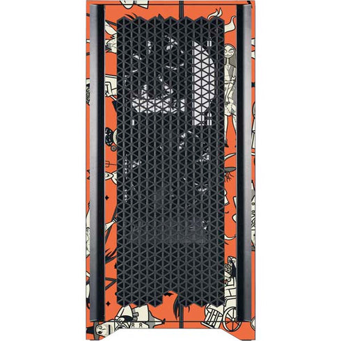 Disney The Nightmare Before Christmas Character Pattern print Corsair 4000D Tempered Glass Mid-Tower ATX Case Skin
