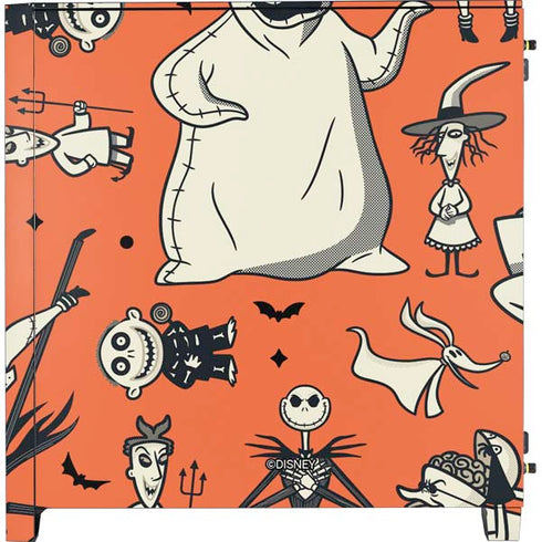 Disney The Nightmare Before Christmas Character Pattern print Corsair 4000D Tempered Glass Mid-Tower ATX Case Skin