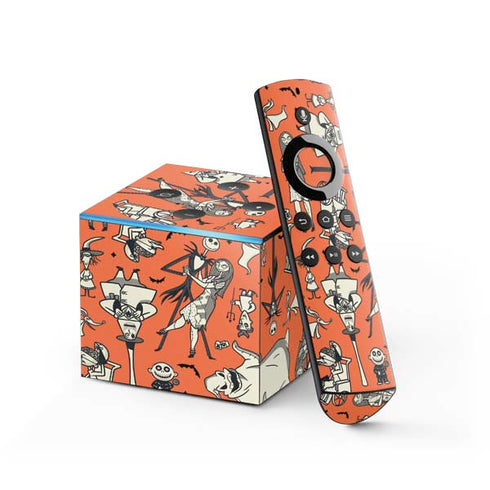 Disney The Nightmare Before Christmas Character Pattern print Fire TV Cube Skin