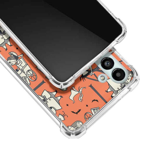 Disney The Nightmare Before Christmas Character Pattern print Galaxy A13 5G Clear Case