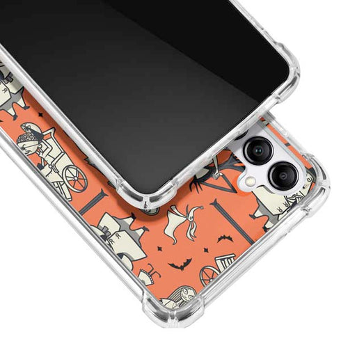 Disney The Nightmare Before Christmas Character Pattern print Galaxy A14 5G Clear Case