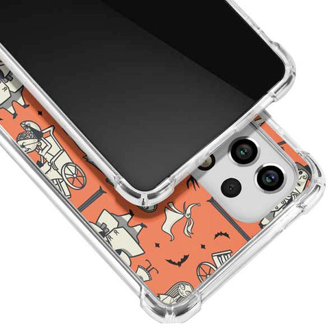 Disney The Nightmare Before Christmas Character Pattern print Galaxy A53 5G Clear Case