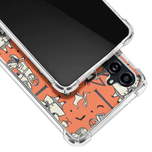 Disney The Nightmare Before Christmas Character Pattern print Galaxy A54 5G Clear Case