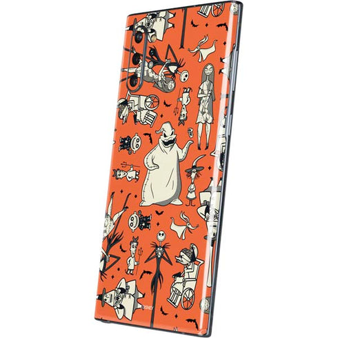 Disney The Nightmare Before Christmas Character Pattern print Galaxy Note 10 Plus Skin