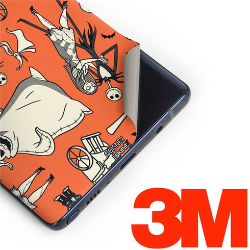 Disney The Nightmare Before Christmas Character Pattern print Galaxy Note 9 Skin