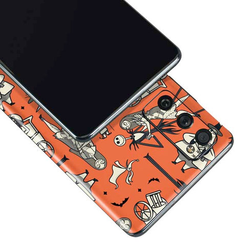 Disney The Nightmare Before Christmas Character Pattern print Galaxy S20 Fan Edition Skin