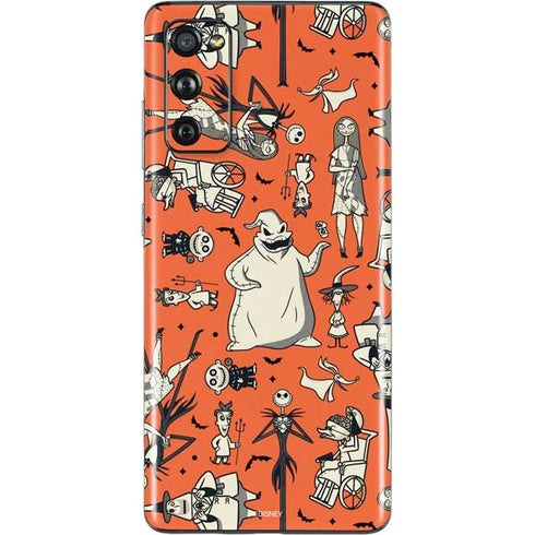 Disney The Nightmare Before Christmas Character Pattern print Galaxy S20 Fan Edition Skin