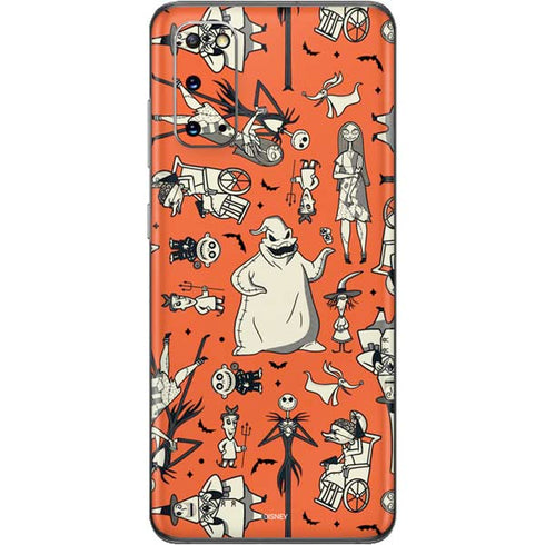 Disney The Nightmare Before Christmas Character Pattern print Galaxy S20 Skin
