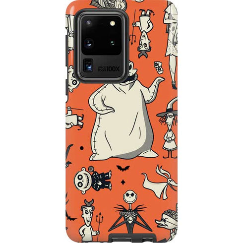 Disney The Nightmare Before Christmas Character Pattern print Galaxy S20 Ultra 5G Pro Case