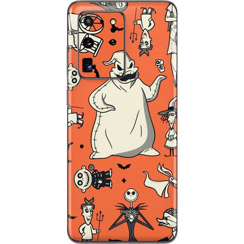 Disney The Nightmare Before Christmas Character Pattern print Galaxy S20 Ultra 5G Skin