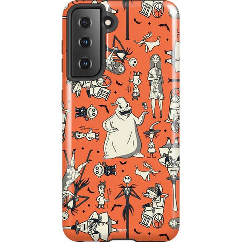Disney The Nightmare Before Christmas Character Pattern print Galaxy S21 5G Pro Case