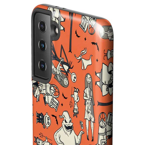 Disney The Nightmare Before Christmas Character Pattern print Galaxy S21 FE Pro Case