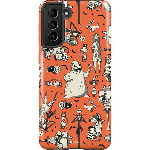 Disney The Nightmare Before Christmas Character Pattern print Galaxy S21 FE Pro Case