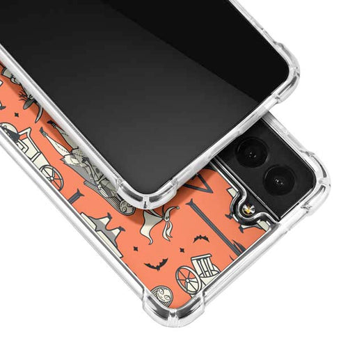 Disney The Nightmare Before Christmas Character Pattern print Galaxy S21 Plus 5G Clear Case