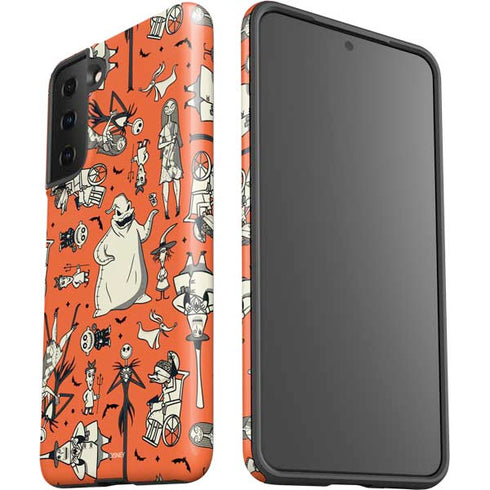 Disney The Nightmare Before Christmas Character Pattern print Galaxy S21 Plus 5G Pro Case