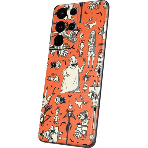 Disney The Nightmare Before Christmas Character Pattern print Galaxy S21 Ultra 5G Skin