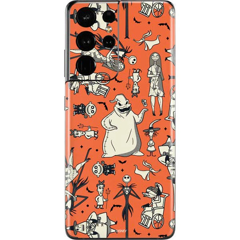 Disney The Nightmare Before Christmas Character Pattern print Galaxy S21 Ultra 5G Skin