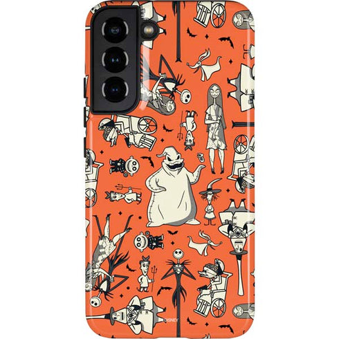 Disney The Nightmare Before Christmas Character Pattern print Galaxy S22 Plus Pro Case