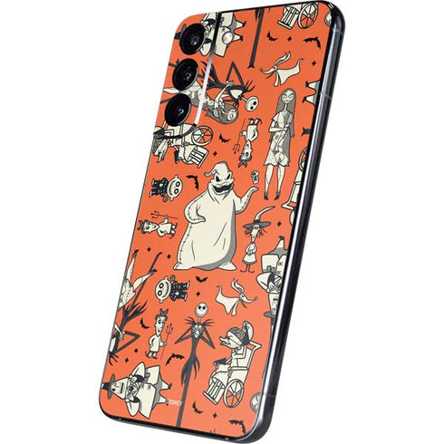 Disney The Nightmare Before Christmas Character Pattern print Galaxy S22 Plus Skin