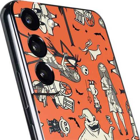 Disney The Nightmare Before Christmas Character Pattern print Galaxy S22 Plus Skin